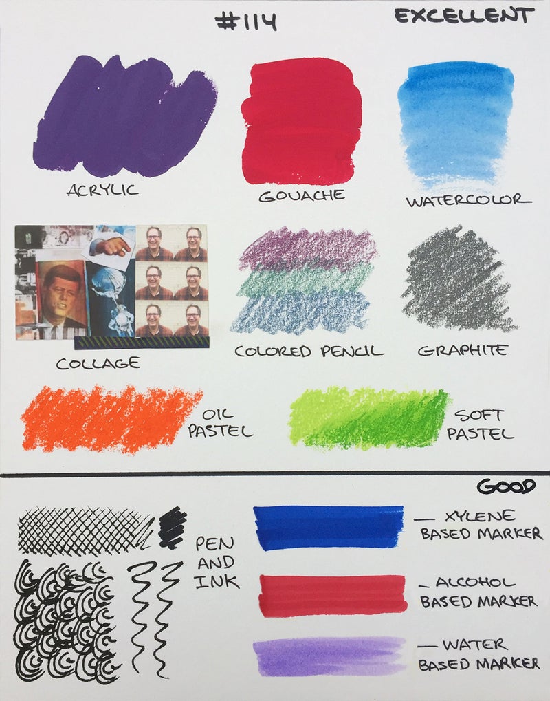 Crescent Creative Products Art & Illustration Watercolor Board, 11" X 14", White 3 Count - Image 3